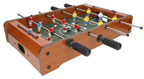 Color Baby 28513 CBGames Tischkicker aus Holz, bunt, 51x30x11 cm