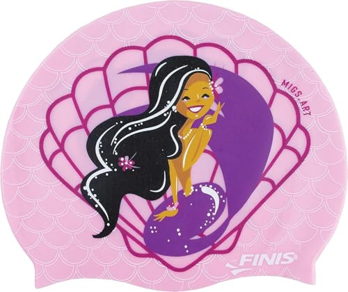 FINIS Meerjungfrau-Silikon-Badekappe für Kinder