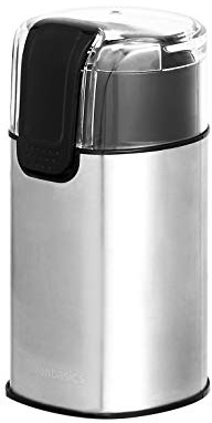 Amazon Basics Fast Electric Coffee Grinder for Home Use, Easy to Use Coffee Bean and Spice Grinder with Heavy-Duty Stainless Steel Grind Blades