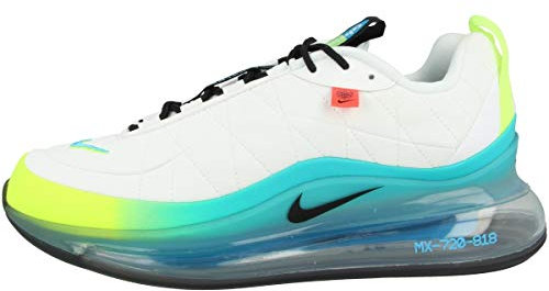 Nike Herren Mx-720-818 Ww Laufschuh, Weiß Weiß Schwarz Blau Fury Volt Summit White Flash Crimson, 41 EU