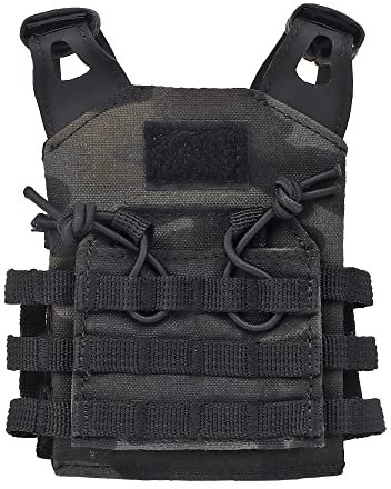 Mini Tactical Beer Bottle Vest Cover Molle Beer Jacket Drink Bottle Vests Holder for Cans Bottles Beverage Decoration