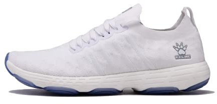 KELME Herren-Laufschuhe, athletisch, Sport-Sneaker, bequem, leicht, Workout, Walking, Fitnessstudio, Cross-Trainer, Tennisschuh, Weiss/opulenter Garten, 41 EU
