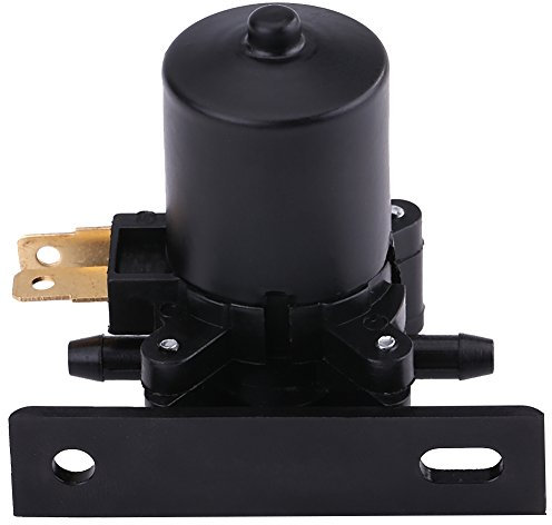 TKSE Pompa Lavavetri 12V, Motore Pompa Tergicristallo Universale per Tergicristallo per Auto Van Bus Truck