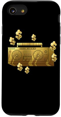 Hülle für iPhone SE (2020) / 7 / 8 Dollar Boom Box Ghetto Blaster 70er 80er 90er Y2K
