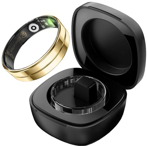 findtime Smart Ring Fitness Ring Tracker Schmal Smartringe für Herren Damen Android iOS Schrittzähler Herzfrequnz SpO2 Sleep Tracker Wasserdicht Fitnessring Activity Tracker Tik Tok Scrolling