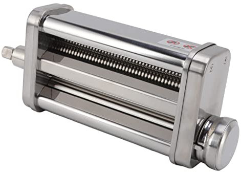 Set di Accessori per Pasta, Adatto per Planetaria, Pressa per Pasta, 2 Taglierine, Rulli, Macchine Manuali in 1 Testa di Pressatura e Taglio, Accessori per Impastatrice, Kit per