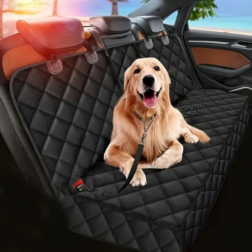 AAFEI Housse Siège Chien Voiture pour Mazda CX-3 (DK 2015-2025 2026),Protection Banquette Arrière Imperméable avec Zip Accoudoir Central,Tapis Antidérapant Compatible Isofix