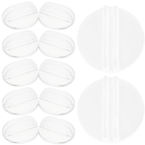 DIYEAH 50 Porte-Cartes de Visite en Plastique Transparent pour Bureau | Présentoir Compact Moderne et Simple, Lot de 50, Usage Bureau, Design Sobre pour Organiser les Cartes de Visite