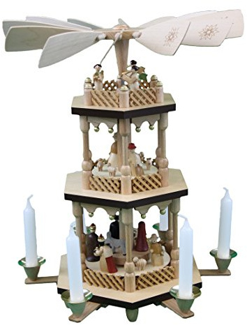 Pyramide 13721 Richard Gaufer Noël 2 étages Naturel