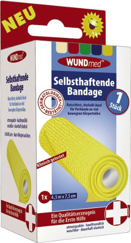 Bandage självhäftande 7,5 cm x 4,5 m färg. Blandat