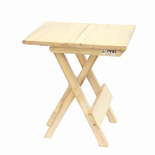 IVEI Klapptisch Tragbarer Holztisch und Hocker für Kinder (groß)