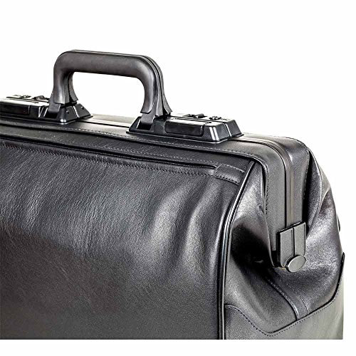 Dürasol Rusticana Arzttasche, 2 Vortaschen, Spender, groß, schwarz