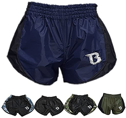 Booster Hybrid Fight Shorts Retro für Herren - Kampfsport Kickboxen Muay Thai Thaibox Shorts Thaiboxhose für Männer - 6 Farben zur Auswahl - Hybrid Allround Kampfsporthose