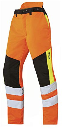 Stihl Pantalone antitaglio 0088-399-0105 Protect MS SZ L Arancione Alta visibilità
