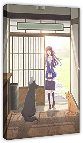 Anime Poster Fruits Basket 6 Canvas Poster Bedroom Decor Sports Landscape Office Room Decor Gift 20×30inch(50×75cm) Frame: