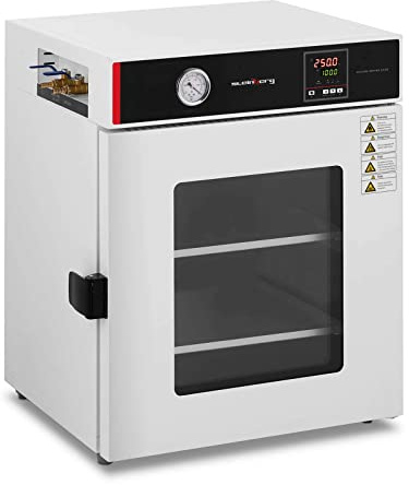 Steinberg Systems Trockenschrank zum Desinfizieren und Sterilisieren 92 L 2100 W Raumtemperatur + 5 °C bis 250 °C LED-Panel Vakuumofen Trockenofen Vakuum-Trockenschrank