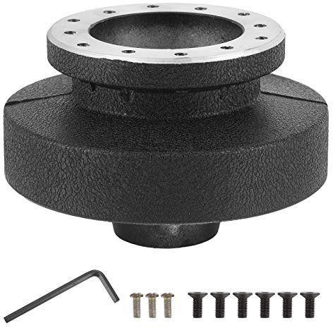 E36 Auto Lenkradnabe, Lenkradnabe Alu Adapter Boss Kit Lenkrad Kurze Nabe Montagebasis Abbrech, Für E36 Momo/Omp/Nrg Zubehör Schwarz