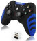 VooFun Mando PC, 2,4G Inalámbrico Mando PS3 Gamepad PC con Hall Joystick (Anti-Drift), Dual Vibración, Gaming Mando para Windows 7/8/10/11, PS3, Laptop, Steam, Raspberry Pi, Android TV, TV Box