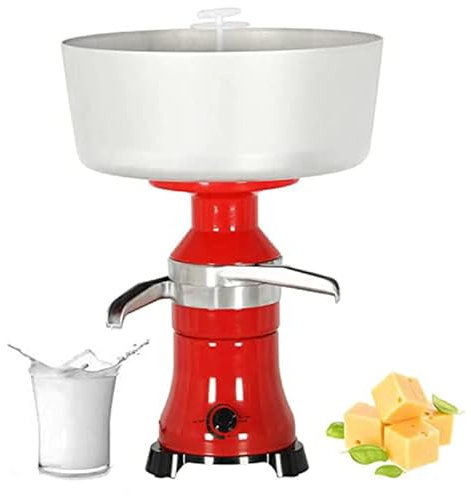 Separador centrífugo eléctrico de Crema de Leche, Separador centrífugo de Crema de Leche, 80 l/h, Fabricante de Crema de Piezas metálicas para Leche de Vaca Fresca de Cabra, convirtiendo Leche cruda