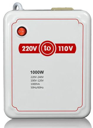 Convertidor de voltaje de 1000 W, transformador de potencia portátil de 220 V a 110 V, 110 V a 220 V, adecuado para viajar en diferentes países,220Vto110V