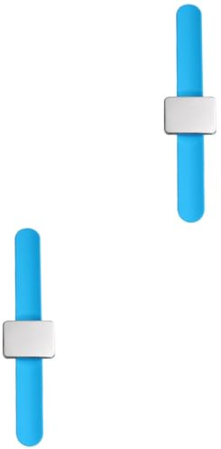 Operitacx 2st Magnetischer Sprengring Nähnadel-organizer Handgelenk-nadelkissen Schlagarmband Magnetisch Stricken Pin- Bobby-pin-halter Silikonarmband Lieferungen Veranstalter Magnet