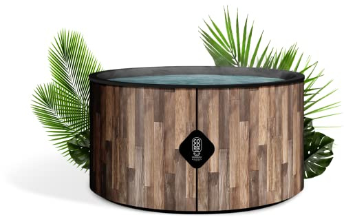 COCO SPA Nordik Spa Gonflable - 150 cm de diamètre - 800 litres - Moteur 2240 W - 2 à 4 Personnes - Massage 140 Jets
