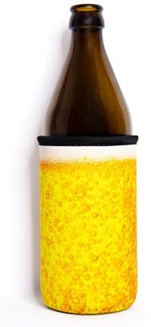 Bäng Läng Flaschenkühler für Bierflaschen und Dosen – (0,5l) – Langhaltende Kühle, Beer Glass Large 1stk.
