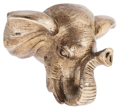 Vaguelly Fontana del Cortile Fontana d'Acqua Spray ugelli Fontana Solare da Muro centrotavola Elefante per Shower Perline galleggianti per vasi centrotavola Resina Golden