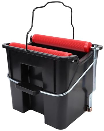 Fockety Presione el Cubo de la Trapeadora de Wring, el Parto de la Presión de la Presión del Pie Que Ahorra el Pie, Cubos de Cubo Resistente para la Limpieza y Trapeadores del Hogar