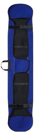 SDIUAKBV snowboardväska snowboard ärm fodral förvaringsväska påse skidåkning för skidåkning vintersport (mörkblå 136 cm x 26 cm)