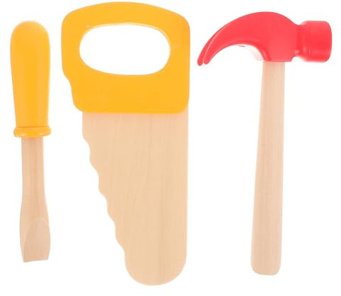 DECHOUS Kleiner Holzhammer für Kinder: Simulations-spielset mit Schraubenzieher Und Hammer – Ideal für Kinder, Kleinkinder, Als Lernspielzeug Oder Mitbringsel für Partys.