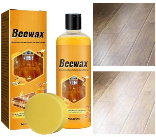 Bee Wax Shine - Agent Shine And Protect Long Lasting | Bee Wax Wood Shine Multifunctional Wood Cleaner Spray Remove Fingerprints Revitalize Furniture Tables, Baseboards, Trim