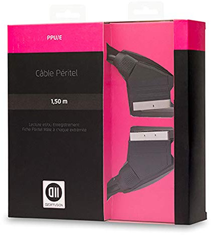 D2 Diffusion Câble Péritel mâle 1.50 m