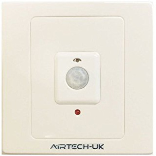 AirTech-UK PIR Motion Sensor and Timer Switch Inline Extractor Bathroom Fan Light