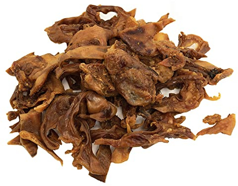 Tiras de Oreja de Cerdo para Perros - Bolsa de 1 kg. - 100% Carne de Cerdo - Sin químicos - Snack Deshidratado para Perros - GESPETFOOD