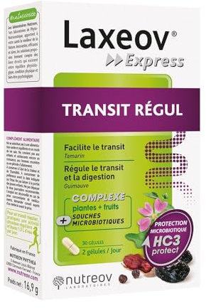Nutreov Laxeov Express Transit Régul 30 Gélules