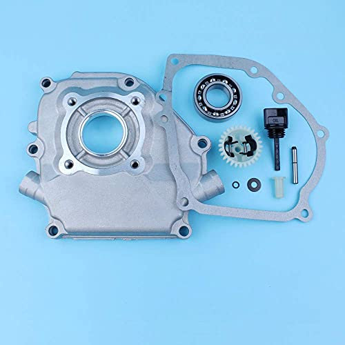MQEIANG Kurbelgehäuse-Seitendeckel-Dichtung, Ölmessstab, Regler, Getriebe-Set, kompatibel mit Honda GX160 GX200 GX140 5,5 PS 6,5 PS 168 F Gasmotorgenerator