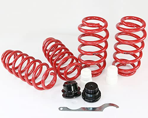 Eibach Gewindefedern 50mm/25-45mm einstellbar + Teilegutachen für C-Klasse W204 2WD
