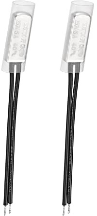 Rebower KSD9700 NO 40C Temperatur Kontrolle Schalter Thermostat Thermische Beschützer Schalter - Normalerweise Geöffnet/250V 5A/Metall/2 Pack
