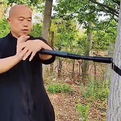 YANBI Wing Chun Dummy Übungsarme Wing Chun Dummy für Den Außenbereich, Tai-Chi-Stock-Kampfkunst-Trainingsausrüstung, Tragbarer Flügel - Geflügelter Holzpfahl, Platzsparend