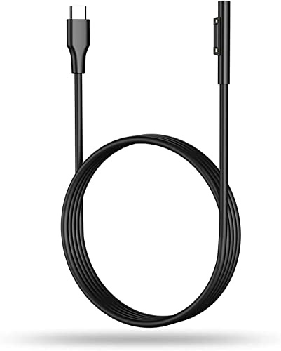 AICARGER USB C auf Surface Kabel für Surface Laptop /2/3, Typ C auf Surface Pro 3/4/5/6, Surface Go /2 36W 44W 12V15V/2.58A