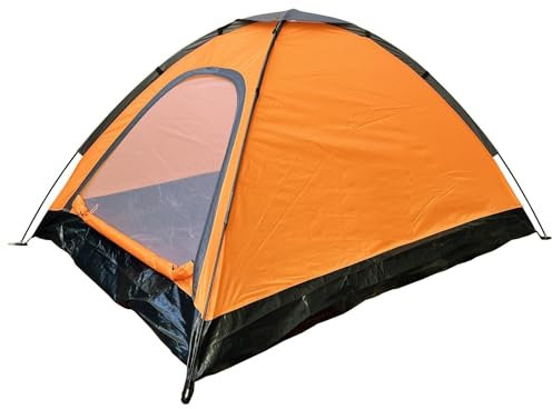 VIVAAS 2-Person Man Pop-up Dome Tent Water Resistant Camping Tent Outdoor Portable Shelter for Quick Setup On Camping Trips Fishing, Festivals, Backpacking, Hiking Travel
