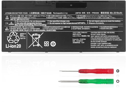 KXRSII FPB0338S Laptop Akku für Fujitsu LifeBook U747 U748 U749 U757 U758 U759 U7410 U7510 T938 T939 T937 E448 E449 E458 E459 E548 E549 E558 E559 E5410 E5411 E5510 E5511 FPCBP529 FMVNBP247 50Wh