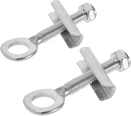 ULTECHNOVO 2pezzi Tendicatena Per Motociclette Da Utensile Per Catena in Metallo Resistente Per Catena Di Veicoli a Due Ruote e Biciclette