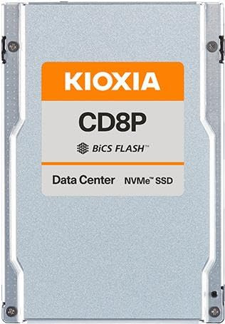 Kioxia CD8P-R Series KCD8XPUG3T84 - SSD - Data Centre, Intensive Reading - 3840 GB - Internal - 2.5 (6.4 cm) - PCI Express 5.0 x4 (NVMe)