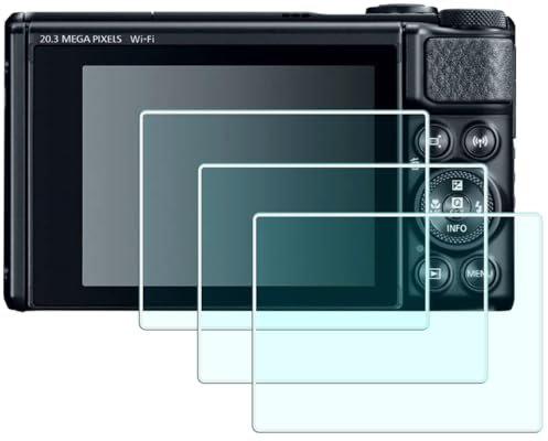 HUIPUXIANG Screen Protector Compatible for Canon PowerShot SX740 HS SX730 HS Camera (for Accessories), 0.3mm High Definition 9H Hardness Optical LCD Premium Glass Protective Cover