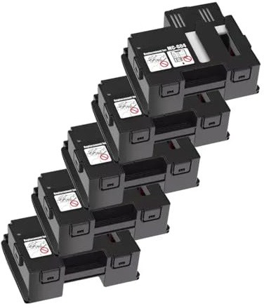 ForgeCore 5 st MC-G04 Maintenance Tank G04 underhåll patronlåda kompatibel med G1230 G1330 G1430 G1530 G1730 G1737 G2270 Universal Fit ersättning från tredje part (MC-G04-5st)