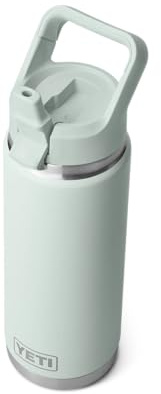 YETI Rambler Trinkflasche 26 oz (769 ml) Ridgeline – Edelstahl Trinkflasche mit Strohhalmdeckel, isolierte Wasserflasche, Thermosflasche