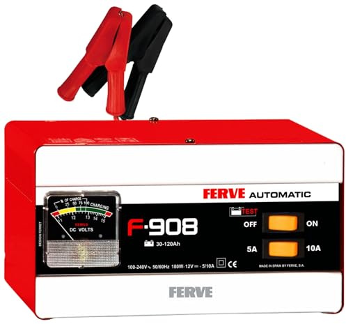 Ferve F-908 Hf Cargador 12V 5-10A