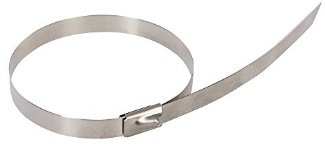 Silverline 441323 Abspannhaken und Edelstahl-Befestigungsmittel für Anhänger, 12 Stück